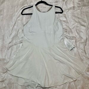 Lululemon Athletica Cream and White Tennis Dress